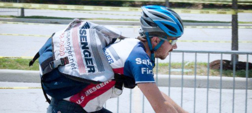 Our bike couriers are the fastest way to move small items downtown
