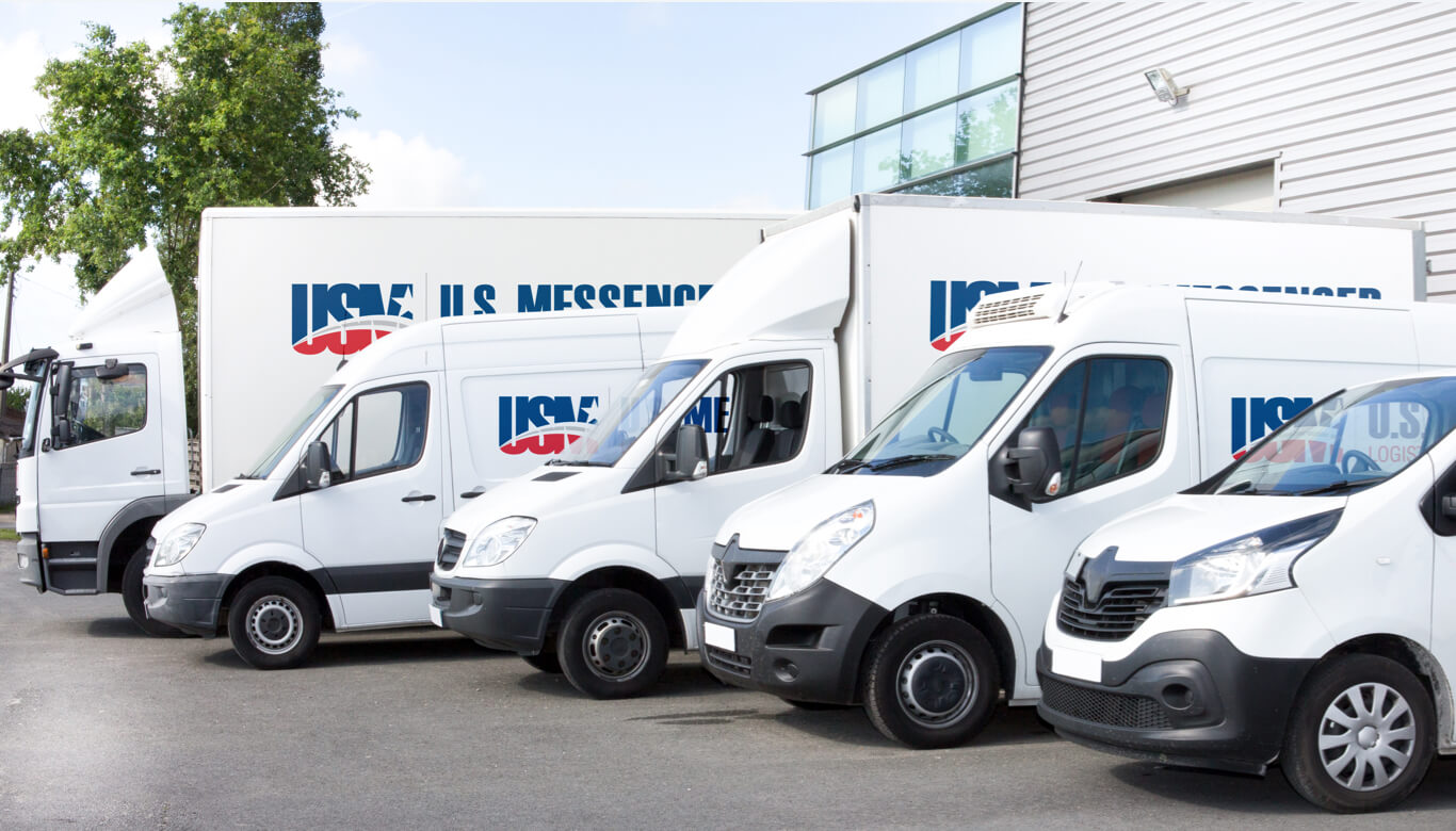 U.S. Messenger has a fleet of delivery vehicles for your logistics needs