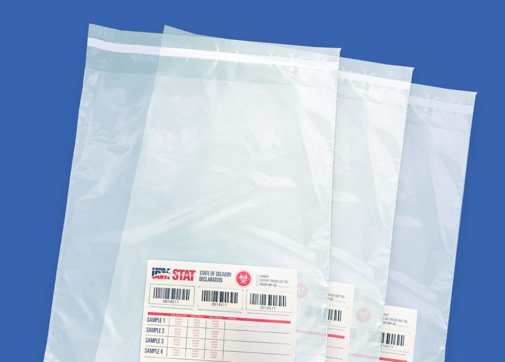 Our convenient, safe bag tracking system is trusted by hospitals and labs